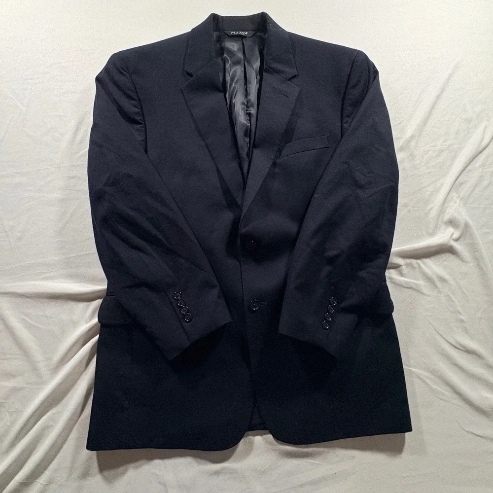 Jos. A. Bank Blazer Mens 42R Navy Blue Wool Cashmere Sport Coat Business Jacket